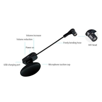 Tangxi 2.4G Wireless Instrument Microphone,360° Rotation Clip on Instrument Microphones Pickup System, Full Directional Condenser Mic for Saxophone Guitar Violin Cello Accordion