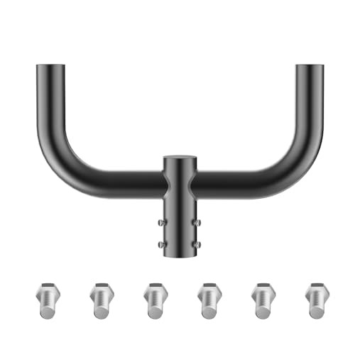 Double Bullhorn Bracket for Parking Lot Light,23/8" Bullhorn Bracket | for 2 Lights, Bullhead Tenon Adapter for LED Parking Lot Light and Outdoor Area Lighting - size: 180 Degree Double Bullhorn 1Pack