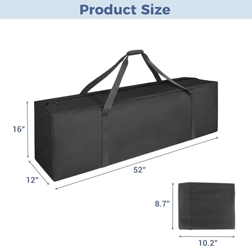 COOLBEBE 2 Pack 52" Sports Duffle Bag - 160L Extra Large Travel Luggage Bag - size: 52" x 12" x 16" 2Pack