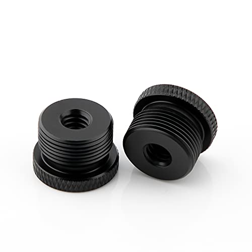 SAVITA 2pcs Mic Stand Adapter 1/4 Female to 5/8 Male Screw Thread Adapter Tripod Screw Adapter For Camera Monitor Microphone Stand - size: 1/4 to 5/8