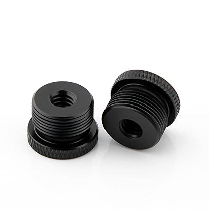 SAVITA 2pcs Mic Stand Adapter 1/4 Female to 5/8 Male Screw Thread Adapter Tripod Screw Adapter For Camera Monitor Microphone Stand - size: 1/4 to 5/8