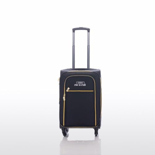 Rac n Roll Mini Rolling Dance Bag with Garment Rack (Clothes Rack), Carry On Backstage Competition Travel Duffel, Spinner Wheels, Portable Costume Bag for Dancers, Cheer, Pageant, Skating — Black