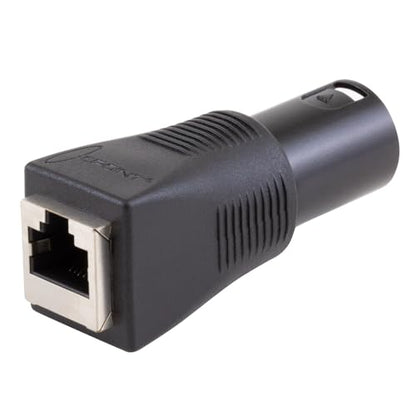 SIRS-E 2-Pack - CPoint XLR RJ45 Adapter CAT-5 Ethernet to DMX512 Cable Converter, Male 3-Pin, XLRJ45-3M - style: Male 3-Pin
