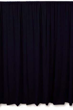 3ft Premier Drape for Pipe & Drape 35in x 60in (Black) - color: Black