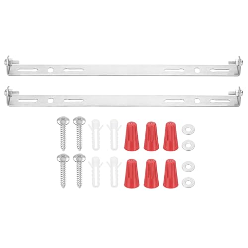 PATIKIL 295mm (11.6") Universal Light Fixture Mounting Bracket Kit, 2 Set Light Crossbar Ceiling Light Plate with Screw for Wall Lights Ceiling Lighting Pendant Chandelier - size: 295mm (11.6")