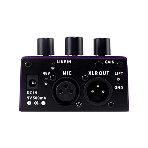 FLAMMA FV03 Vocal Effects Pedal Voice Processor Vocal Amplifier Stompbox Voice Changing Sounds Like Robot Male Female Baby with Delay Reverb Effects for Polishing Up Vocals Includes Guitar Playing - color: FV03 Voice Change