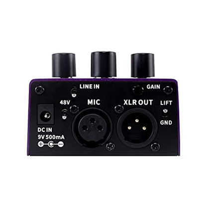 FLAMMA FV03 Vocal Effects Pedal Voice Processor Vocal Amplifier Stompbox Voice Changing Sounds Like Robot Male Female Baby with Delay Reverb Effects for Polishing Up Vocals Includes Guitar Playing - color: FV03 Voice Change