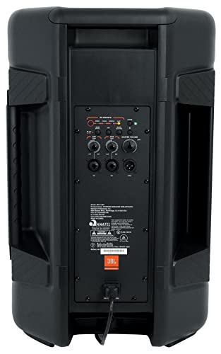 JBL Professional IRX112BT Powered PA Speaker, Portable Loudspeaker with Bluetooth, 10 Inch Woofer, 1300 Watt, Mobile DJ, Musicians, Small Venues, Ceremonies and Sports Events, Black - size: 12", style: Two Way Speakers