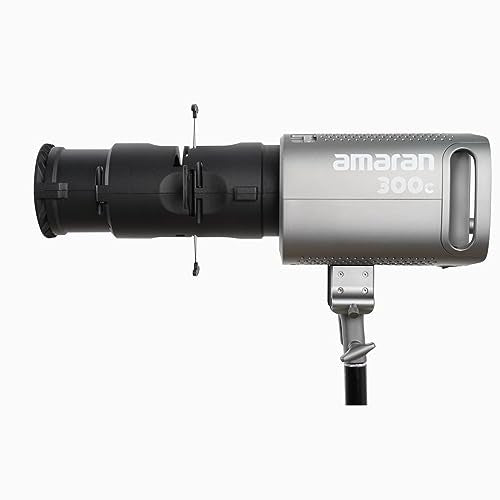 Aputure Amaran Spotlight SE 19º Lens Kit for Amaran Halo 300x 200x 100x | Projection Lens Modifier for Amaran 300C 150C Amaran 200X 100x 60x and Other Power not Exceeding 300W Bowens Mount Light