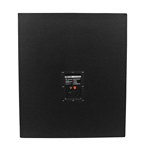 Rockville SBG1188 1000W Passive 18" Subwoofer, 8 Ohm, MDF Cabinet, Pole Mountable, Dual Ports, High Power Handling, Durable Build, Perfect for DJs and Live Sound