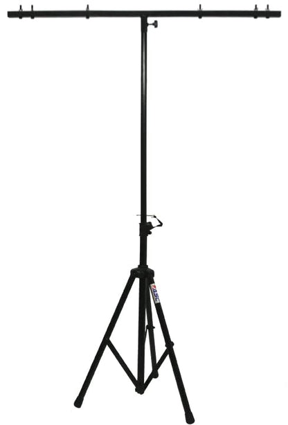 American Sound Connection ASC Pro Audio Mobile DJ Light Stand 6 Foot Height Lighting Multi Fixture T Bar Portable Tripod