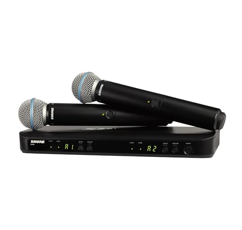 Shure BLX288/B58 Dual Wireless Vocal System - H10 Band - style: H10 Band (542-572 MHz)