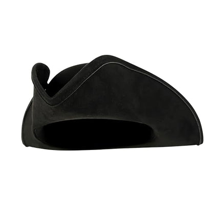 JPXH Pirate Hat for Women Colonial Tricon Hat Adult Halloween Costume Accessory