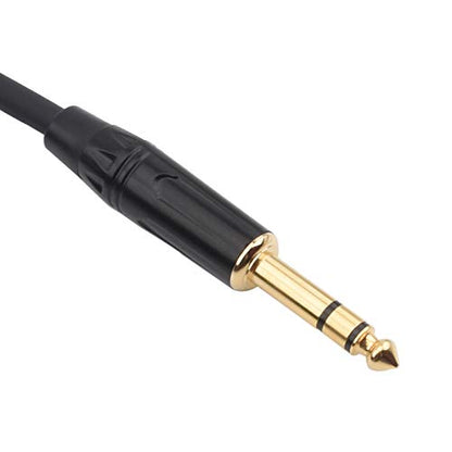 1/4 Inch TRS to XLR Male Balanced Signal Interconnect Cable Quarter inch to XLR Patch Cable - 15 Feet - size: 15 feet