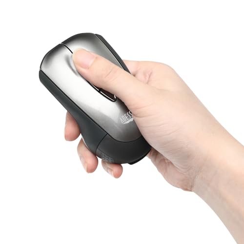 Adesso iMouse P10 Wireless Presenter Air Mouse Mobile 2.4 GHz RF 100 Feet Range MotionSense Gyroscopic Gesture Control Mini Pocket Travel Size Pointer Device for Laptop Desktop Windows PC | Mobile RF, 100 Feet Range, MotionSense Gyroscopic Gesture Control