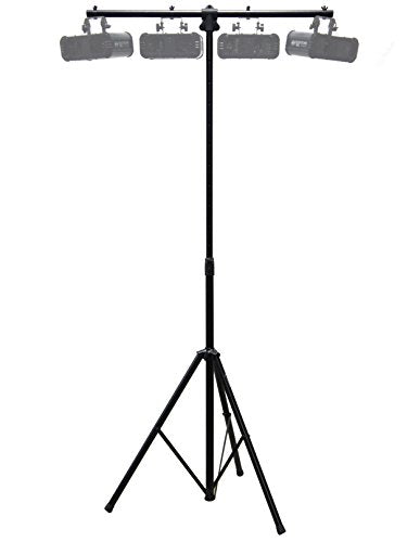 Harmony Audio HA-TBARA Pro Audio DJ Lighting Tripod & T-Bar Light Stand with Air Brake Drop Cushion