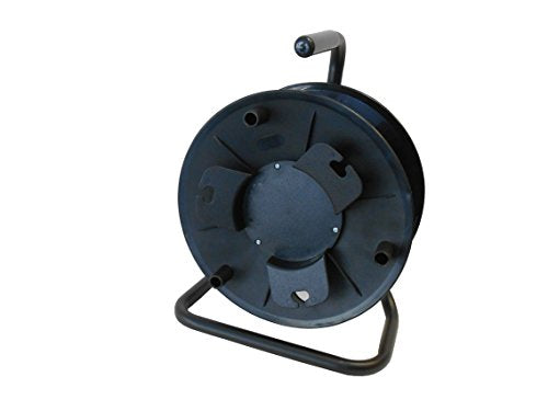 Audio2000'S ADC2716B2 Two-Pack Black Portable Cable Reels/Cord Reels, Each with a Reel Lock/Stopper, Capacity of Each Reel: 330 feet of 6mm Cable/Cord (Total Two Cable Reels)