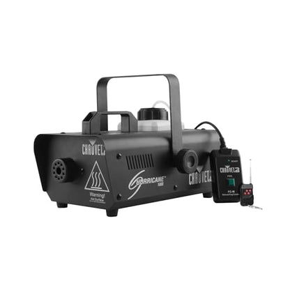 CHAUVET DJ Hurricane 1000 Compact Fog Machine with wireless Remote | Dense atmospheric haze for nightclubs, party nights, holiday displays and live events, quick heat-up, hands-free triggering - style: 1000
