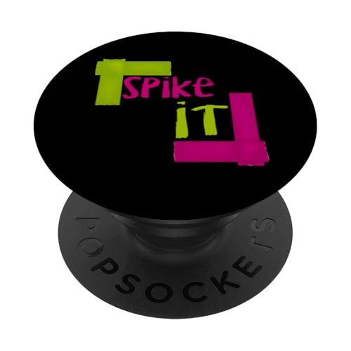Spike It – Funny Theater Tech & Stage Crew Gaff Tape Design PopSockets Adhesive PopGrip - style: Adhesive PopGrip
