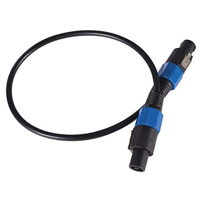 Sound Town Speakon to Speakon Speaker Cable, 2 Feet, 12 Gauge, 2 Conductor, Male to Male (STC-12NN2) - size: 2 Feet 12 Gauge Speakon to Speakon