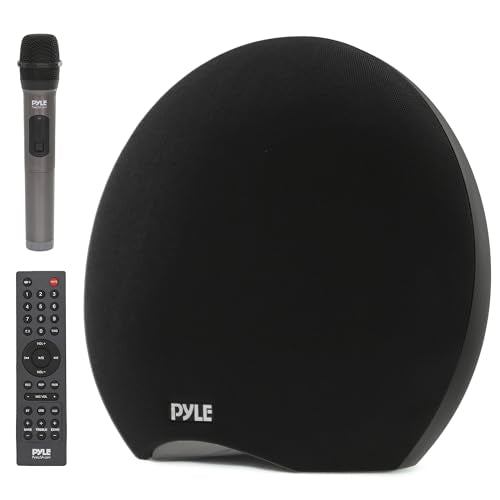 Pyle Portable Speaker Bluetooth, Waterproof Bluetooth Speaker with Dual 3" Subwoofers, Wireless Mic, TWS, MP3/USB/AUX Playback, LED Indicator, Rechargeable Battery, Indoor/Outdoor Use (280W Max)