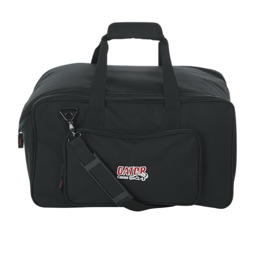 Gator Cases Tote Bag to Hold up to (4) LED Par Style Lighting Fixtures with Adjustable Dividers - size: 22"x15"x12", style: Carry Bag