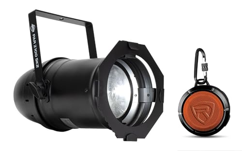 American DJ Par Z100 5K2 Bundle: 100-Watt COB Cool White LED DMX Par Can Stage Light, RPB1 10-Watt Waterproof Portable Handheld Bluetooth Speaker NFC, 2-Items