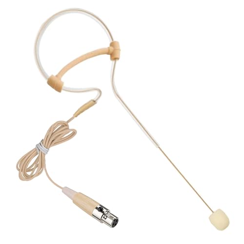 Single Earset Headset Microphone Compatible with AKG - style: Mini XLR 3 Pin TA3F Plug Compatible with AKG Only