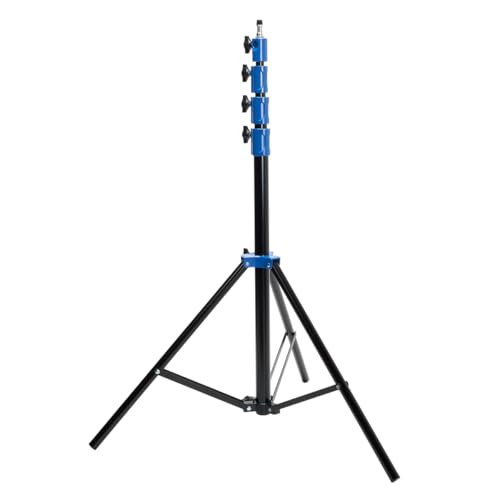 Flashpoint Pro Heavy-Duty Air-Cushioned Light Stand (Blue, 9.5')