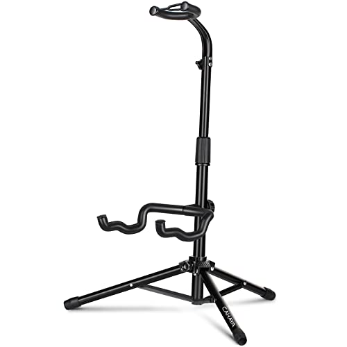 CAHAYA Guitar Stand Floor Folding Universal Adjustable Guitar Tripod Holder