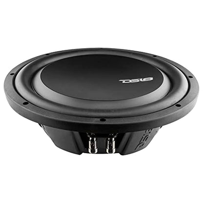 DS18 PSW12.4S 12" Shallow Mount Subwoofer 1200 Watts Max Power 600 Watts RMS Single Voice Coil 4 OHMS Water Resistant - Best Sub for Tight Spaces in Car & Trucks - 1 Speaker - style: 12" Single Voice Coil 4 Ohm