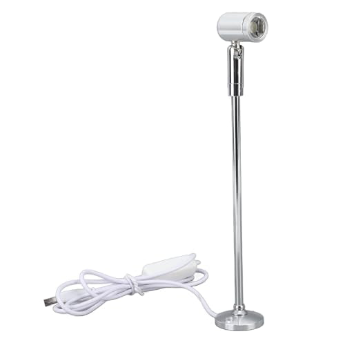 Garosa USB Powered LED Spotlight, Adjustable Warm White - color: Silver, size: Warm Light