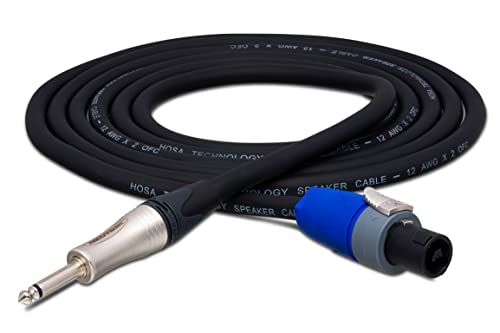 Hosa SKT-215Q Edge Speaker Cable - Neutrik speakON to 1/4 inch TS - 15 Foot