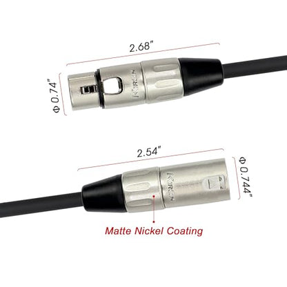 KIRLIN Cable MT-815-3M 3-Meter 8-Channel Multi-Track Snake Cable XLR Male to XLR Female - size: 3 meter