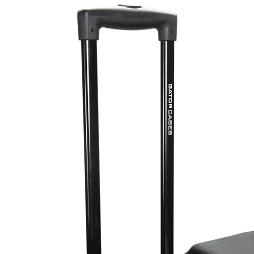 Gator Cases Pro Series 6U Rolling Rack Case with 19" Depth, Tow Handle & Recessed Wheels, Roto Molded Made in USA (G-PROR-6U-19) - size: 6U Rack Space, style: Rolling Rack - 19" Deep