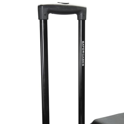 Gator Cases Pro Series 6U Rolling Rack Case with 19" Depth, Tow Handle & Recessed Wheels, Roto Molded Made in USA (G-PROR-6U-19) - size: 6U Rack Space, style: Rolling Rack - 19" Deep