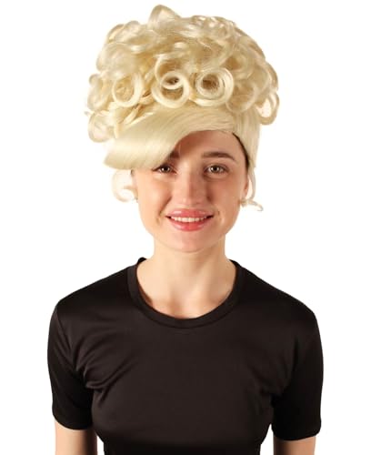 American Rapper Curly Updo High Fashion Wig for Women - Celebrity Style Wig | Elegent Choice for Cosplay Events, Halloween Parties & Themed Performances - Blonde - color: Blonde