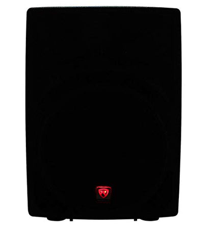 Rockville RPG10 10" 600W Peak/ 150W RMS, Powered 2-Way DJ/PA Speaker System, XLR/RCA/1/4" Inputs, Lightweight ABS Cabinet, for DJs, Live Sound, and Events | XLR, 1/4" Mic/Line, RCA Inputs, 1/4" Output, 2-Band EQ, Class AB Amp, Flyable, 35mm Pole mounting