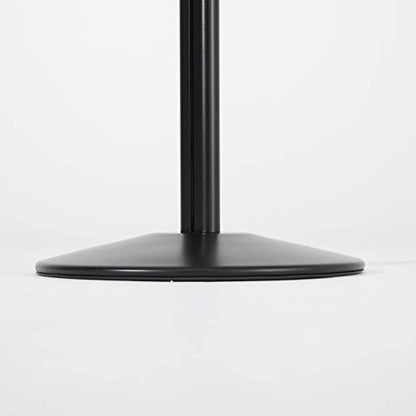 M&T Displays Sign Holder Stand, Black 18x24 Inch Poster Frame Double Sided Slide-In Aluminum Easy Loading Floor Standing Pedestal Advertisement Post Commercial Menu Holder Round Heavyweight Base - color: Black