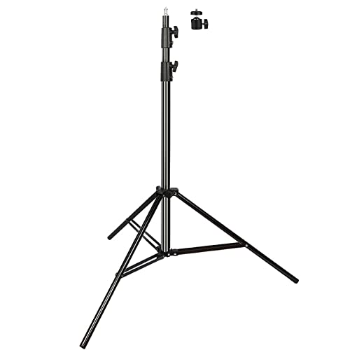 Aluminum Alloy Photography Tripod Stand, 9.19 Feet/2.8m Studio Lighting Tripod Stand for Video Lights, Photography Lights, Reflectors, Softboxes, Umbrellas - size: 1 Pack