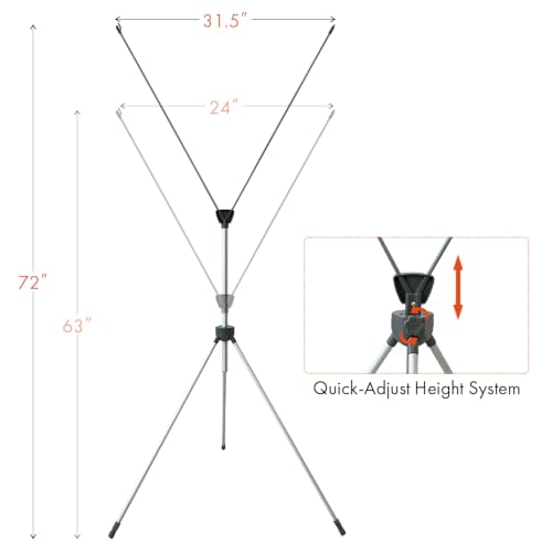 X Banner Stand Adjustable Fits Any Banner Size Width 23" to 32" and Height 63" to 78" with Portable Canvas Bag Ideal for Trade Shows, Advertising,Store Sign, Retail Display Hardware Only (2 Pack) - size: 2 Pack