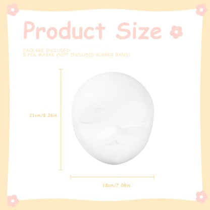 Blank DIY Therian Masks, Face Mask to Hand-Painting, Fursuit Head Base Furry Therian Mask, Costume Props for Cosplay - color: B-2