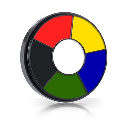 Go Ho 6 Colors Face Body Paint for Game Day 2026,White &Black &Red&Yellow&Green&Royal Blue Face Paint,Waterproof Professional USA Flag Face Painting,Halloween Cosplay SFX Makeup Palette - color: White+Black+Red+Royal Blue+Green+Yellow(SFX Makeup)