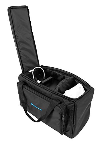 Audiosavings Bundle: Chauvet DJ Hurricane Haze 1DX Water-Based Haze Machine Bundle with Rockville BAG1200 Waterproof Travel Bag with Fluid Compartment and Empty Fluid Container (2 Items)
