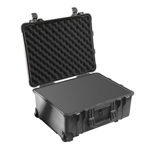 Pelican 1560 Case With Foam (Black) - color: Black, style: With Foam