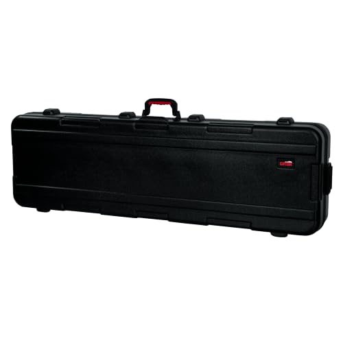 Gator Cases Frequent Flyer's Series Molded Flight Case for Slim 88-Note Keyboards with TSA Approved Locking Latches and Recessed Wheels, (GTSA-KEY88SL) - size: Slim 88-Note