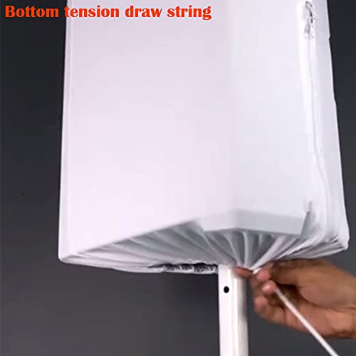White 10"/12"/15" PA DJ Speaker Cover Scrim 2PCS Stretchy Speaker Cover for Wedding Church Club (RSC128W)