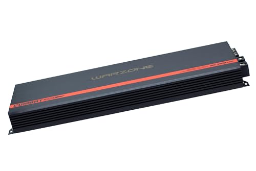 Warzone Series Car Amplifiers - True RMS Power Class D Amps, 1/2/4 Ohm Stable, Multi-Channel and Monoblock Options, Remote Sub Control (3500W / Monoblock) - size: 3500 watt Mono