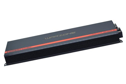Warzone Series Car Amplifiers - True RMS Power Class D Amps, 1/2/4 Ohm Stable, Multi-Channel and Monoblock Options, Remote Sub Control (3500W / Monoblock) - size: 3500 watt Mono
