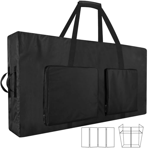Heavy Duty DJ Facade Booth Carrying Bag, With Large Pockets, 51"x5.9"x29.5" - size: 51"L x 5.9"W x 29.5"H